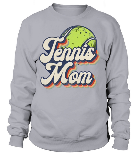 Funny Tennis Player Racket Retro Sweatshirt Unisex