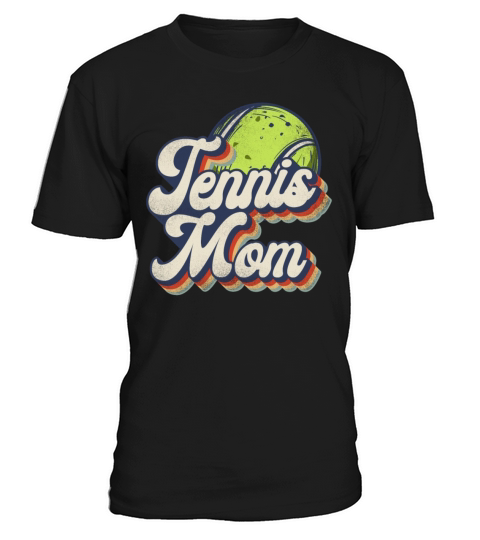 Funny Tennis Player Racket Retro T-Shirt Unisex