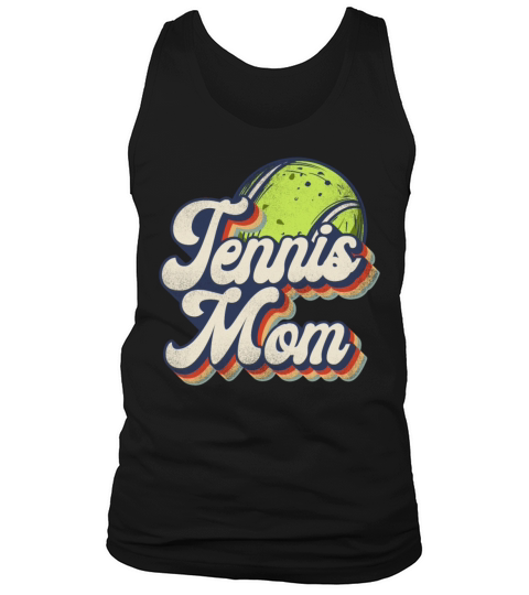 Funny Tennis Player Racket Retro Tank Top Unisex