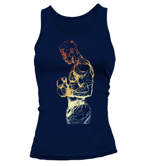 Boxing Guy Drawing Vintage Tank top Woman