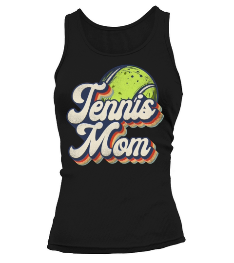 Funny Tennis Player Racket Retro Tank top Woman