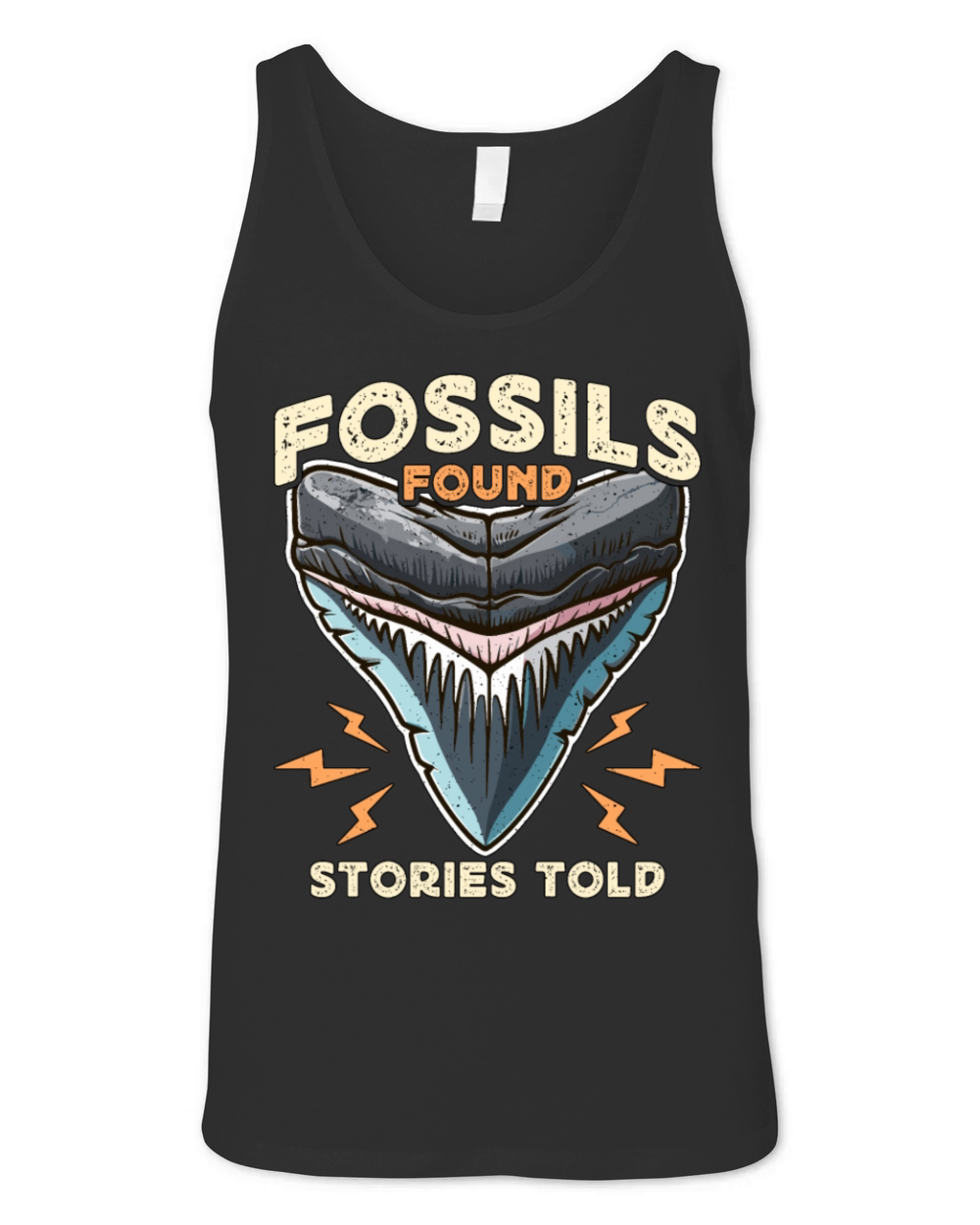 Fossil Hunter Fossils Found Stories Told Geologist Unisex Jersey Tank