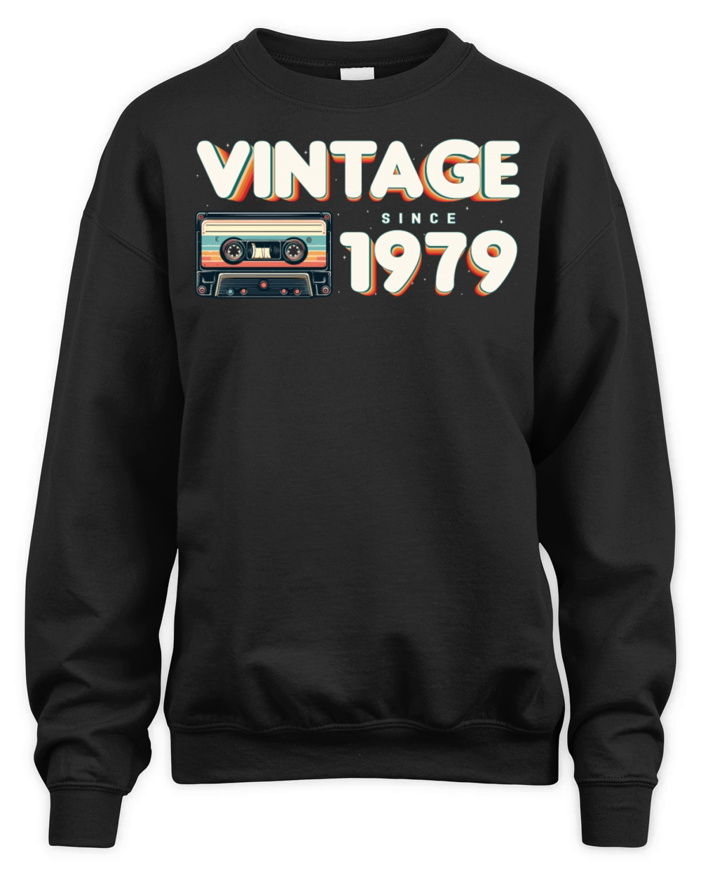 Retro Vintage 1979 Nostalgic Birthday Men Women Unisex Premium Crewneck Sweatshirt
