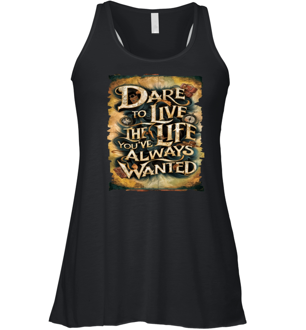 Travel Quote to get inspired N05 Women's Flowy Tank Top