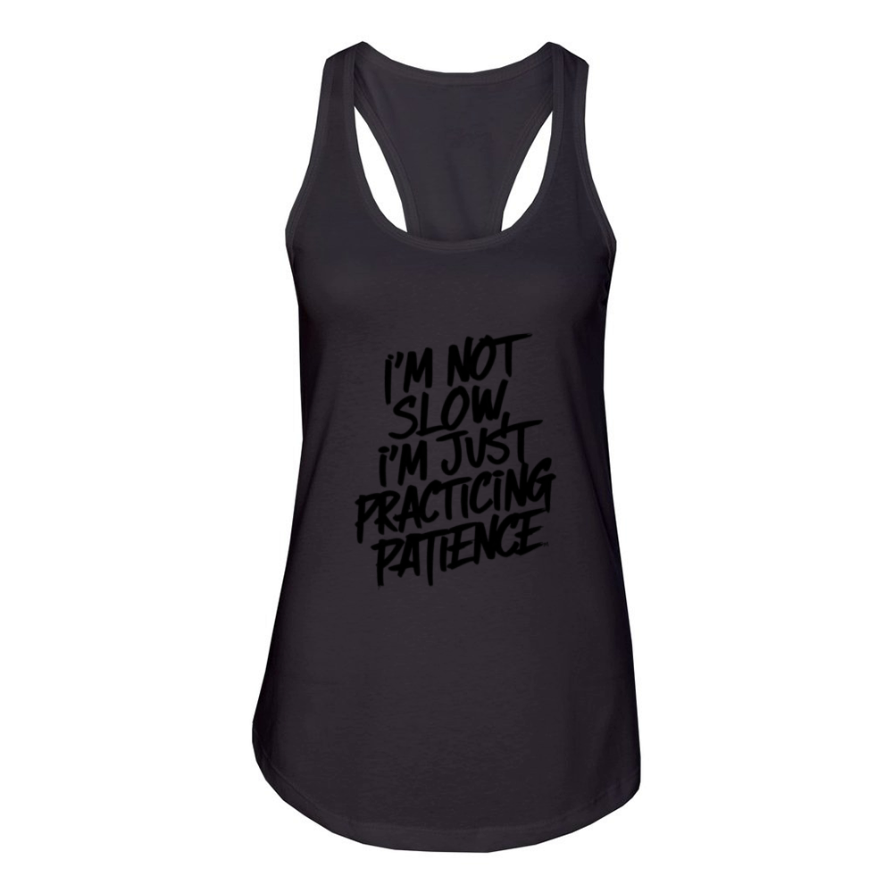 Funny quote Women's Racerback Tank