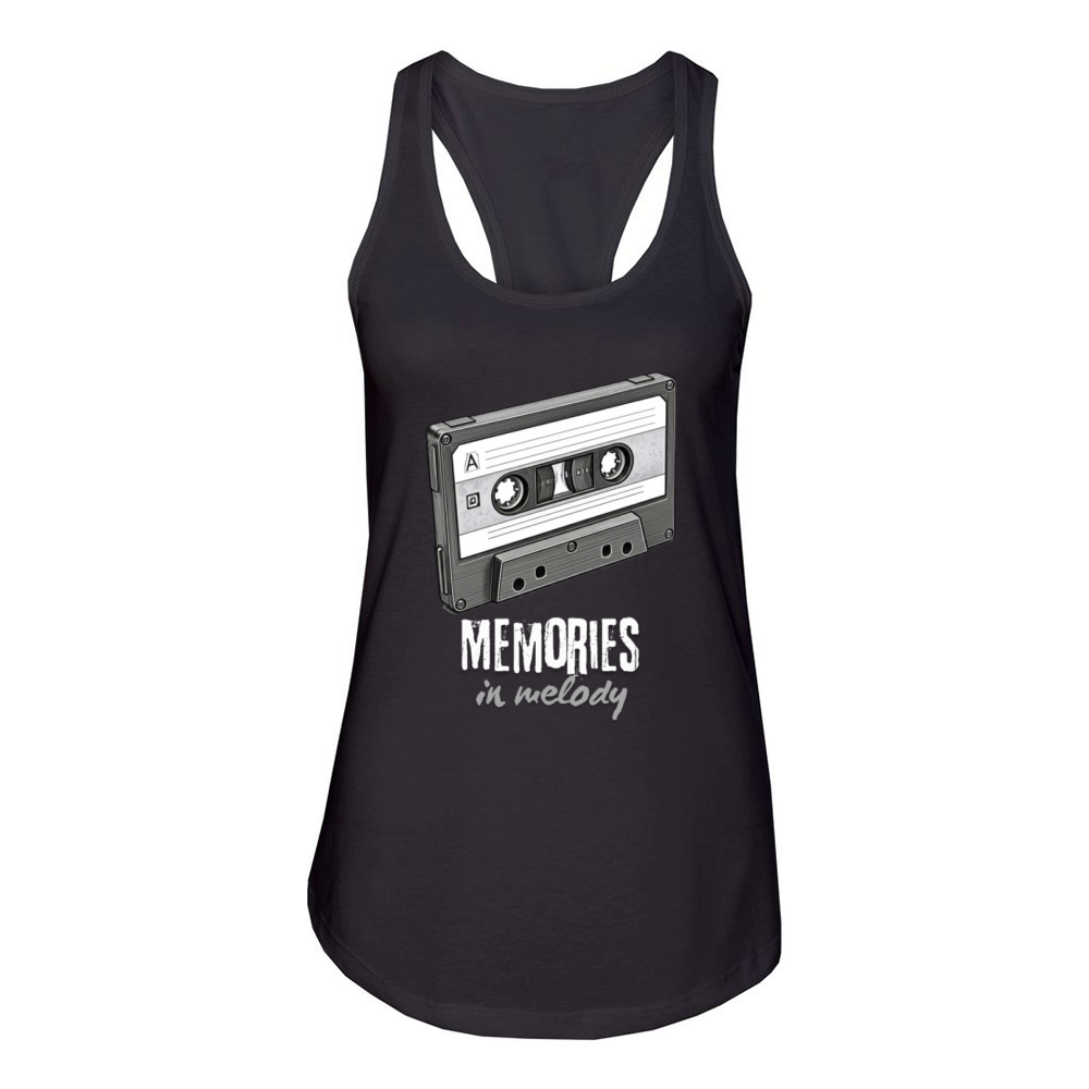 Memories in melody Women's Racerback Tank