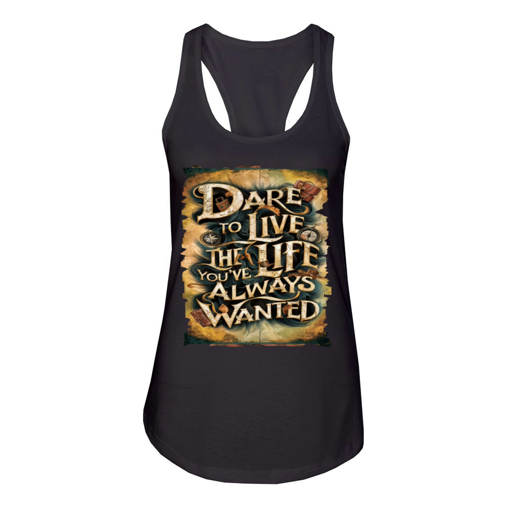 Travel Quote to get inspired N05 Women's Racerback Tank