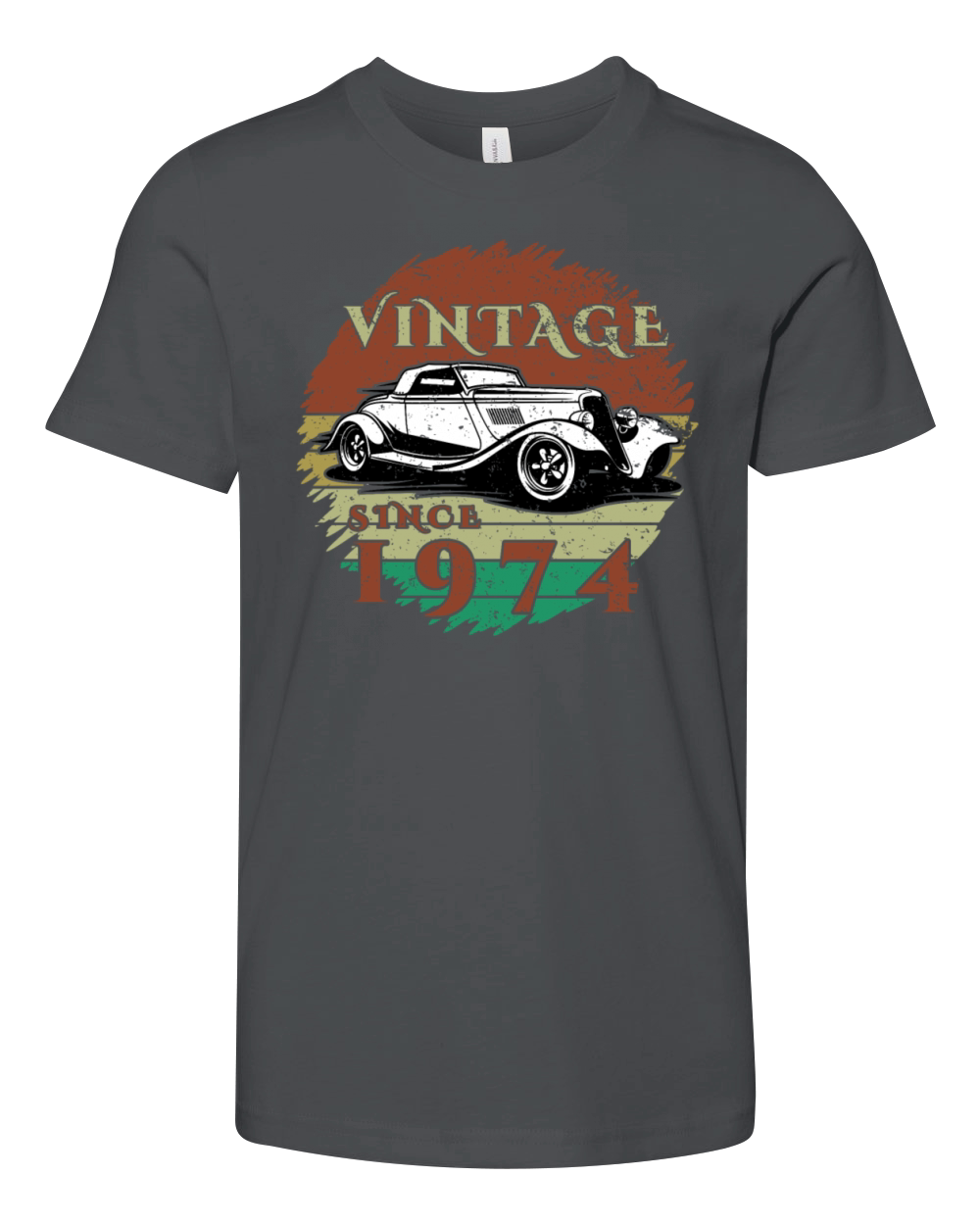 50th birthday Classic Car - Vintage since 1974 Youth Unisex Jersey Tee