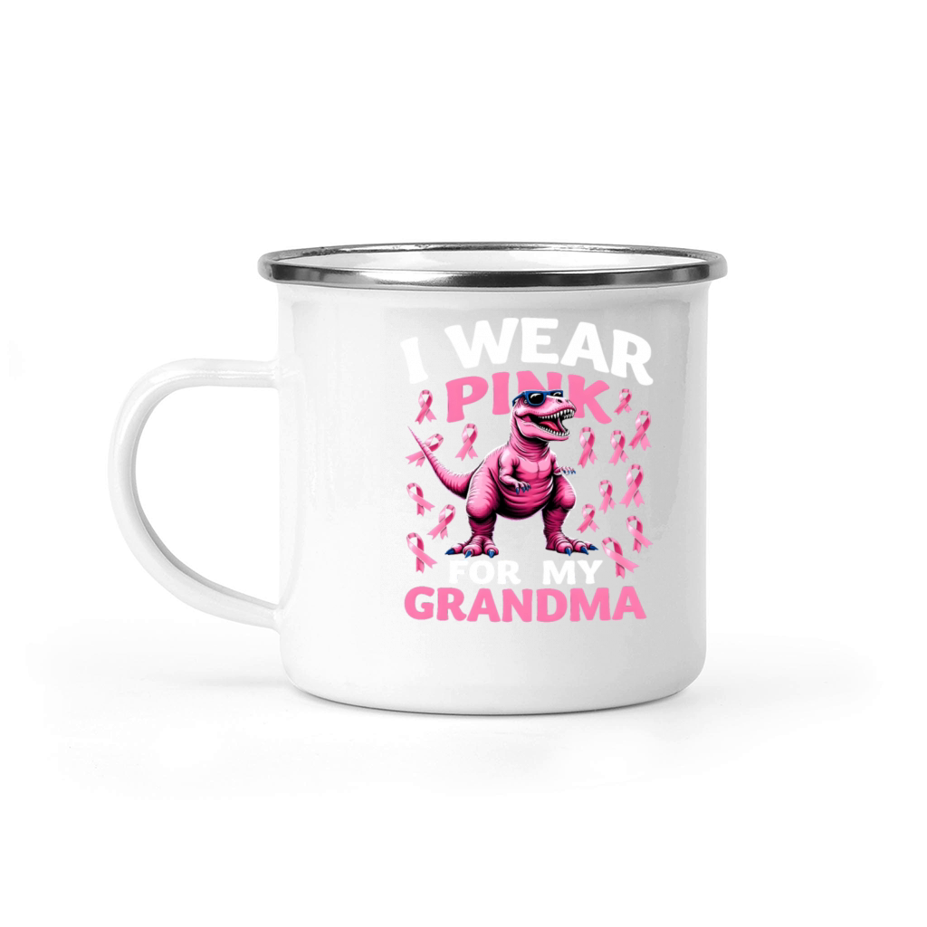 Breast Cancer Pink Awareness Design Camping Mug