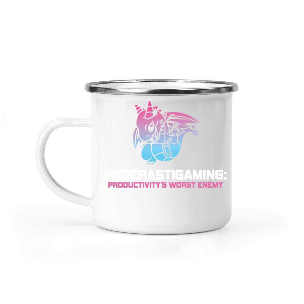 Gamer Procrastigaming Gaming Camping Mug