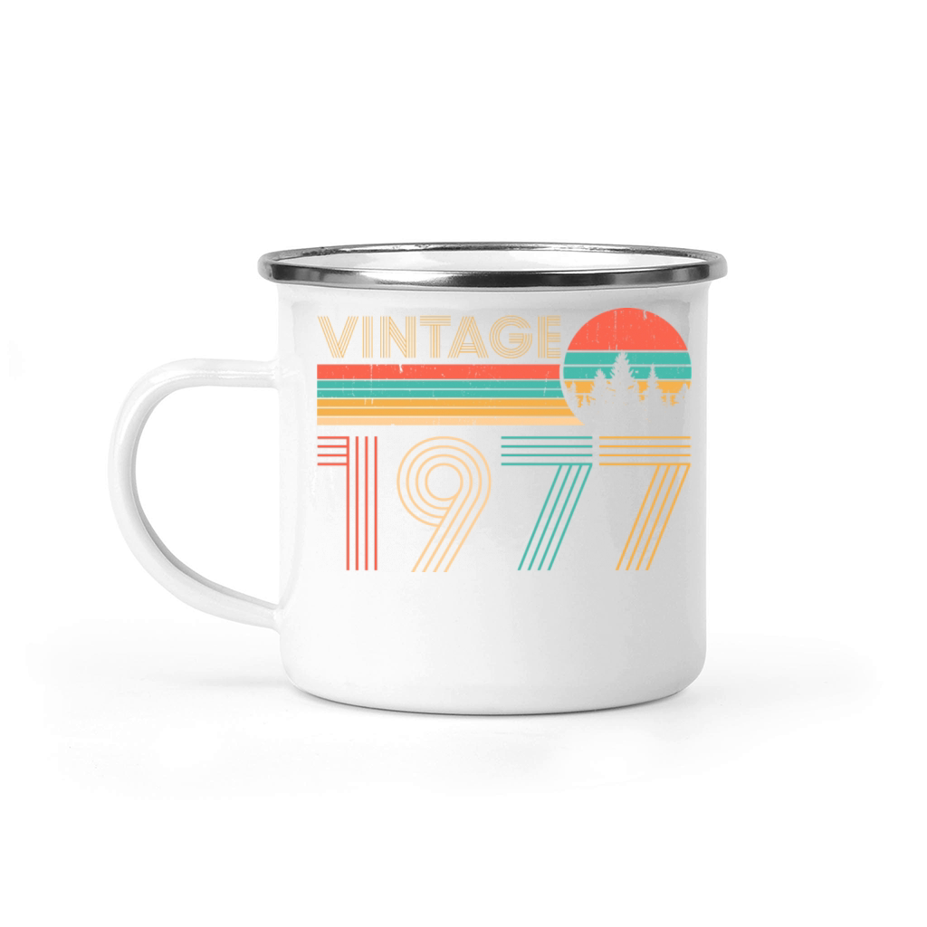 vintage 1977 Camping Mug