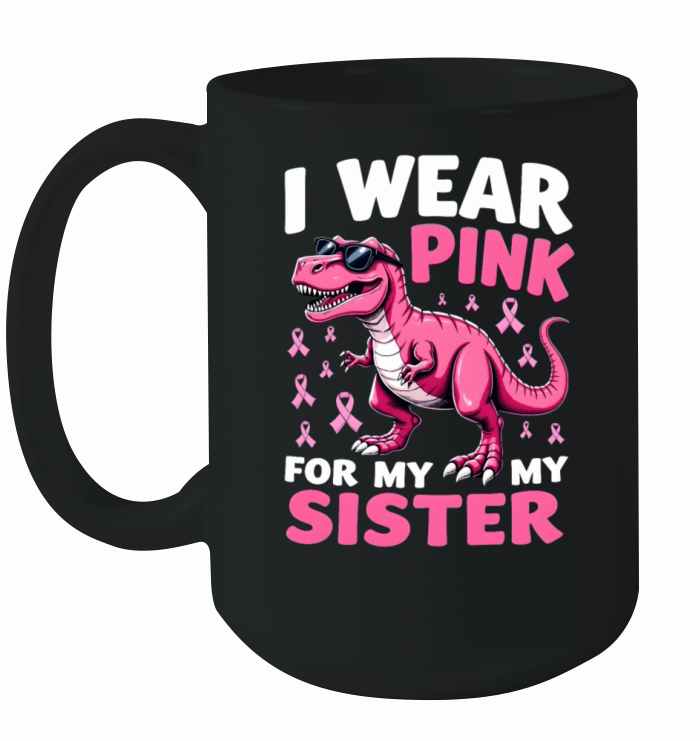 Breast Cancer Pink Awareness Design Ceramic Mug