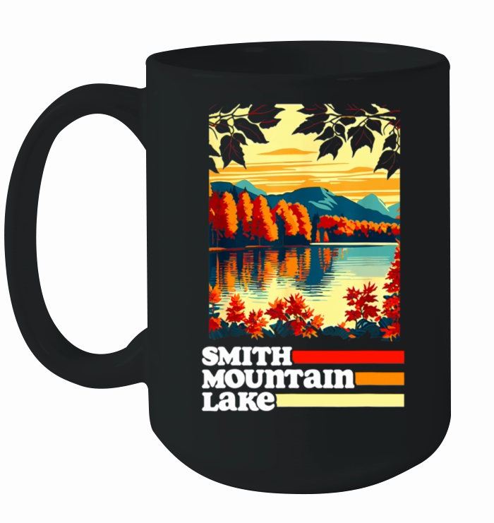 Smith Mountain Lake Virginia Retro 80s Vintage Ceramic Mug