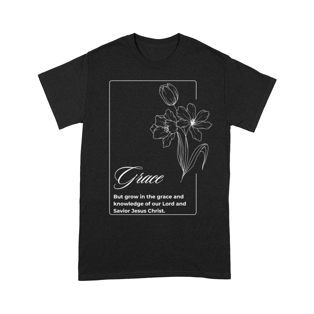 Womens Scripture Flower t-shirt Comfort T-shirt