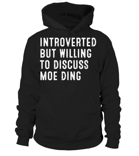 Introverted But Willing To Discuss Moo Deng Pygmy Hoodie Unisex