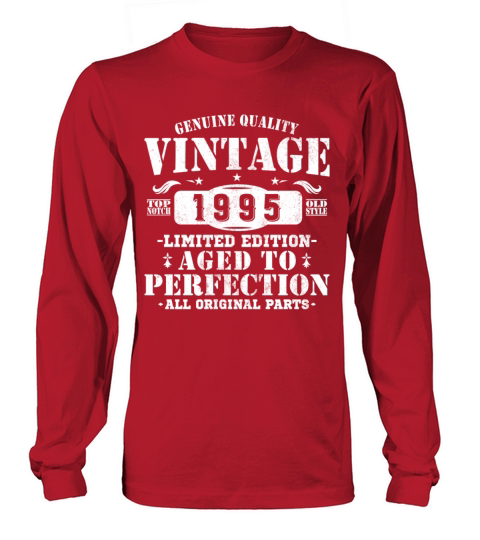 30 Years 1995 Vintage Retro Birthday Gift Long sleeved Unisex