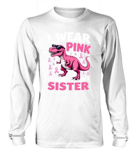 Breast Cancer Pink Awareness Design Long sleeved Unisex