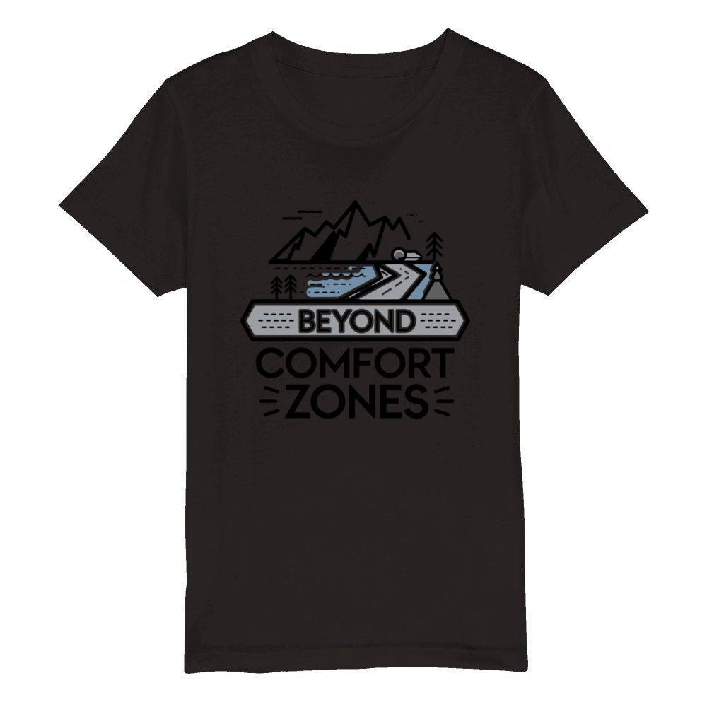 Beyond Comfort Zones Organic Kids Crewneck T-shirt