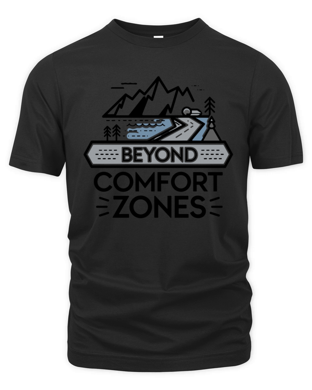 Beyond Comfort Zones Organic Unisex T-shirt