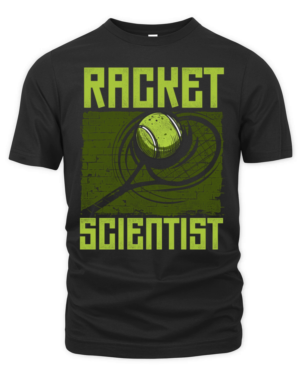 Funny Tennis Player Racket Pun Organic Unisex T-shirt