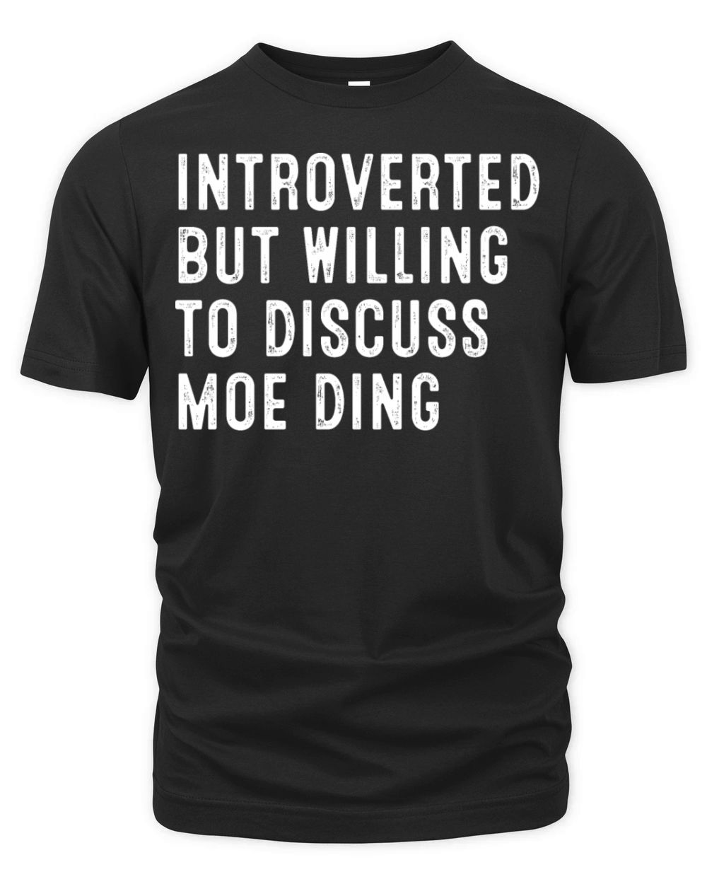 Introverted But Willing To Discuss Moo Deng Pygmy Organic Unisex T-shirt