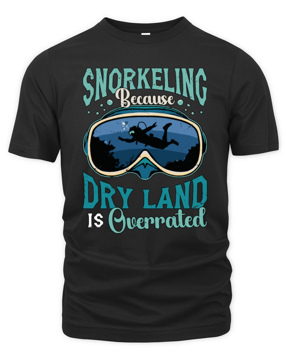 Snorkeling Because Dry Land Is Overrated Diving Organic Unisex T-shirt