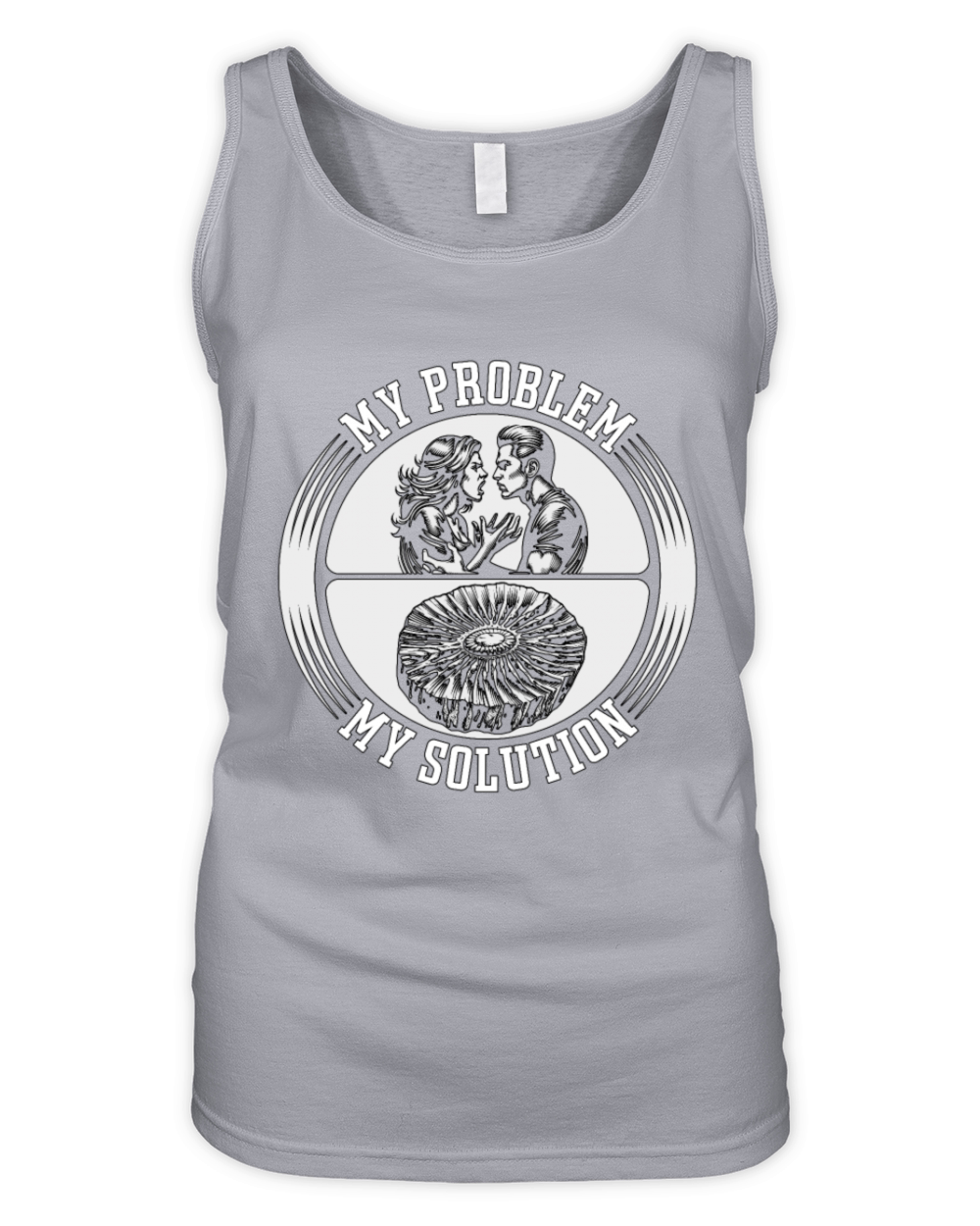 Fossil Hunter My Problem My Pictogram Dad Mom Organic Women's Tank Top