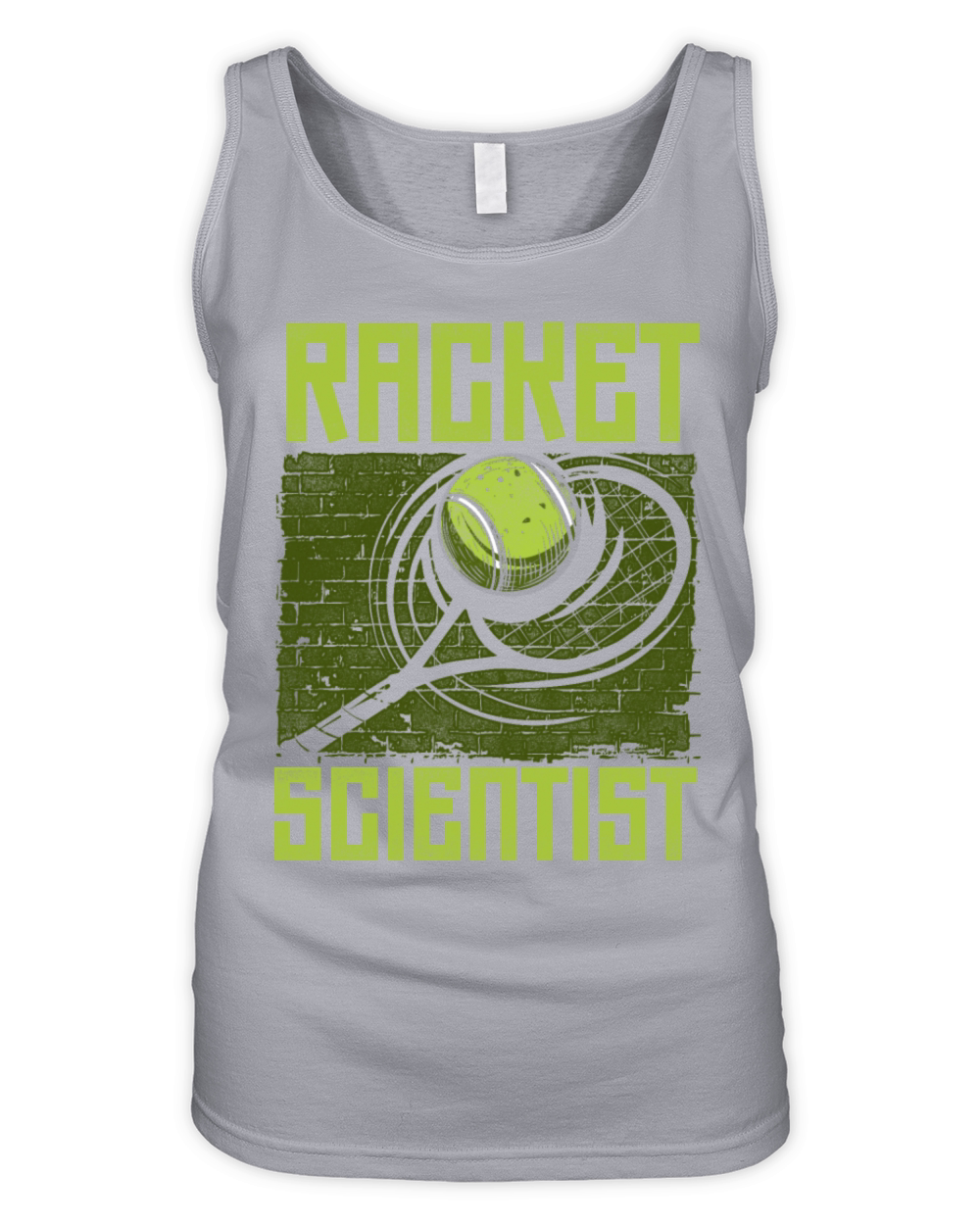 Funny Tennis Player Racket Pun Organic Women's Tank Top