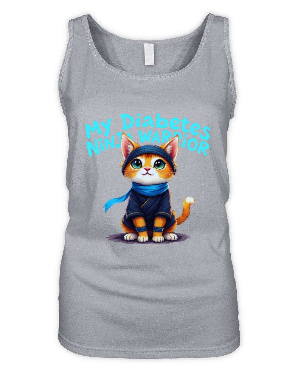 My Diabetes Ninja Warrior Stand Strong Organic Women's Tank Top