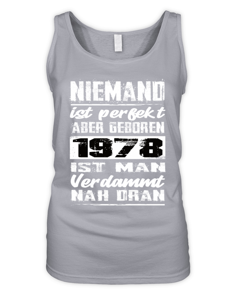 Nobody Is Perfect But Born 1978 Birthday Organic Women's Tank Top