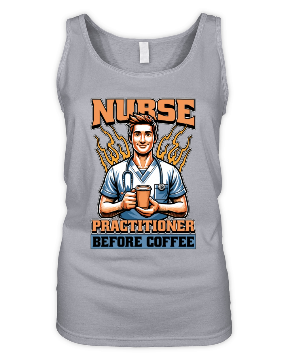 Nurse Practitioner Before Healthcare Coffee Lover Organic Women's Tank Top
