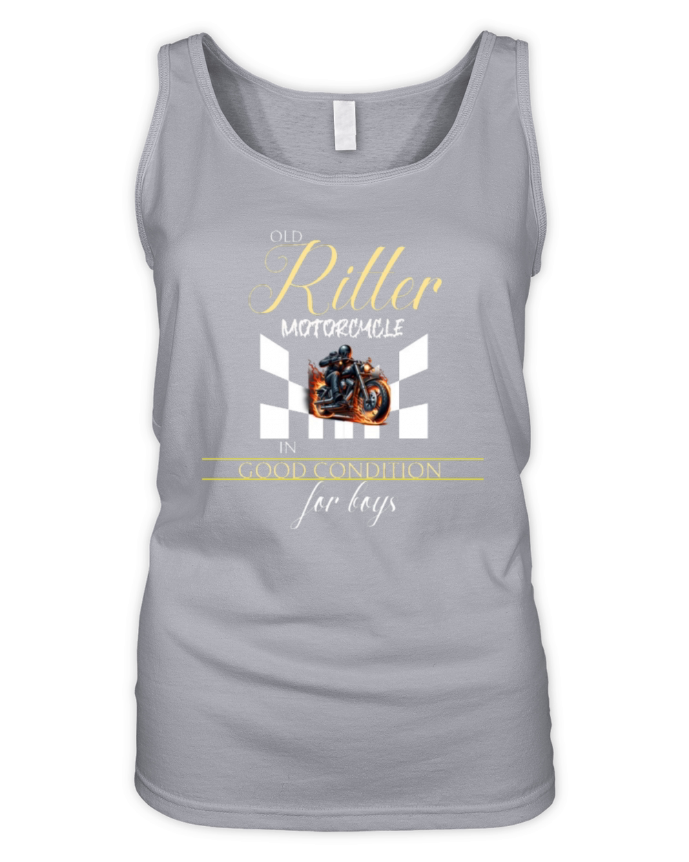 Old Ritter motorcycle in good condition for boys Organic Women's Tank Top