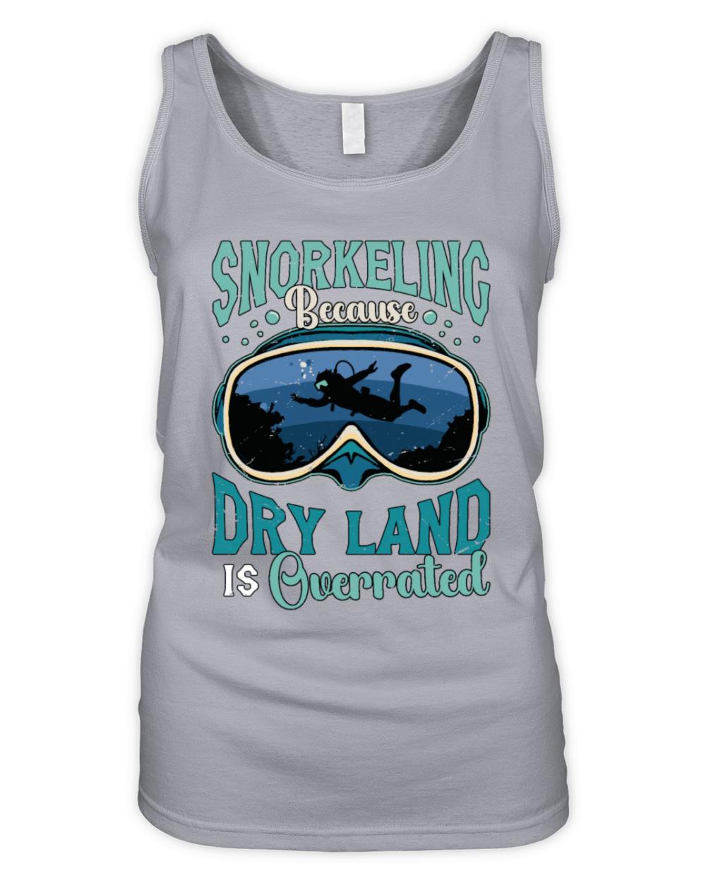 Snorkeling Because Dry Land Is Overrated Diving Organic Women's Tank Top