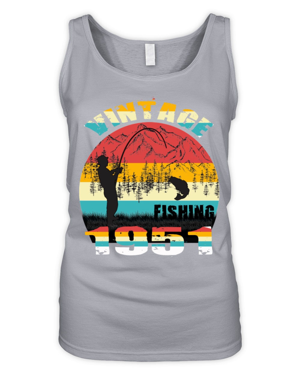 VINTAGE FISHING 1951 Organic Women's Tank Top