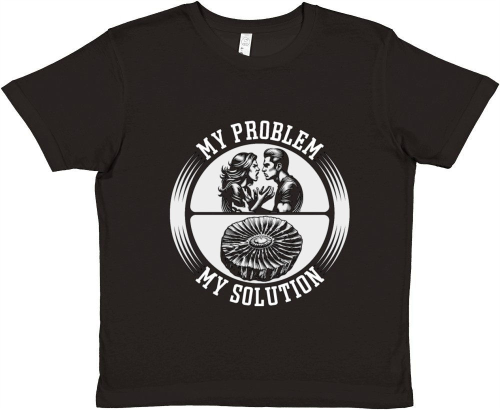 Fossil Hunter My Problem My Pictogram Dad Mom Premium Kids Crewneck T-shirt