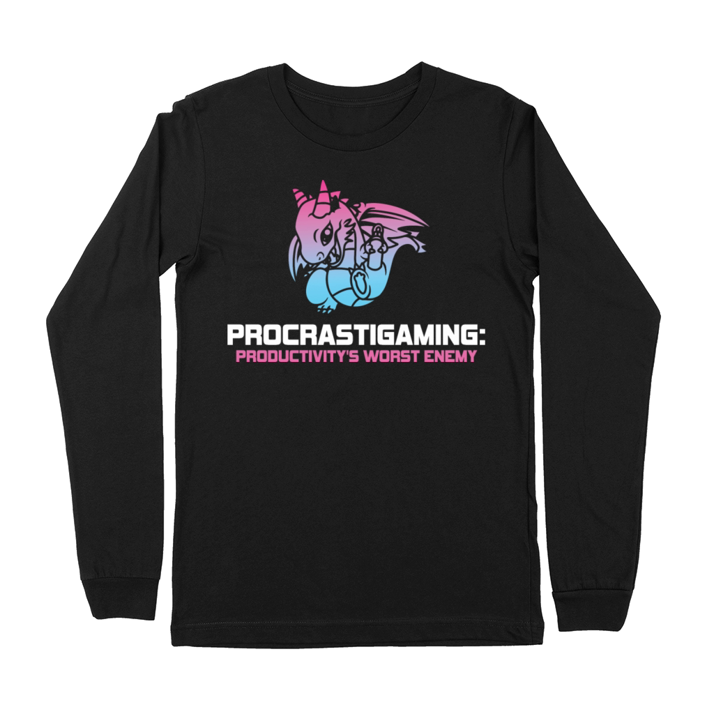 Gamer Procrastigaming Gaming Premium Long Sleeve