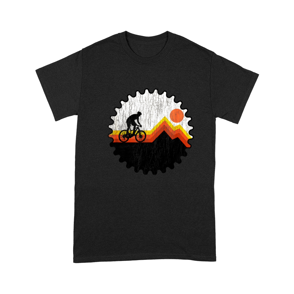Retro Vintage Mountain Biking Downhill Bike Lovers Premium T-shirt