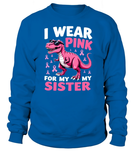 Breast Cancer Pink Awareness Design Sweatshirt Unisex