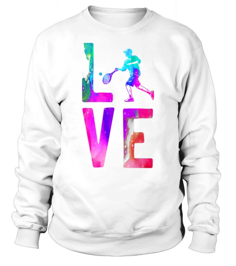 Funny Tennis Player Racket Sweatshirt Unisex