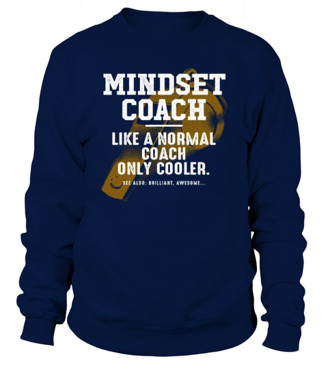 Mindset Coach Like a Normal Coach Mind Therapy Fun Sweatshirt Unisex