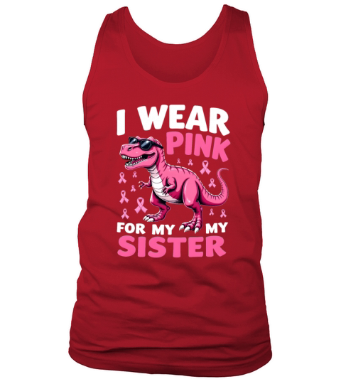 Breast Cancer Pink Awareness Design Tank Top Unisex