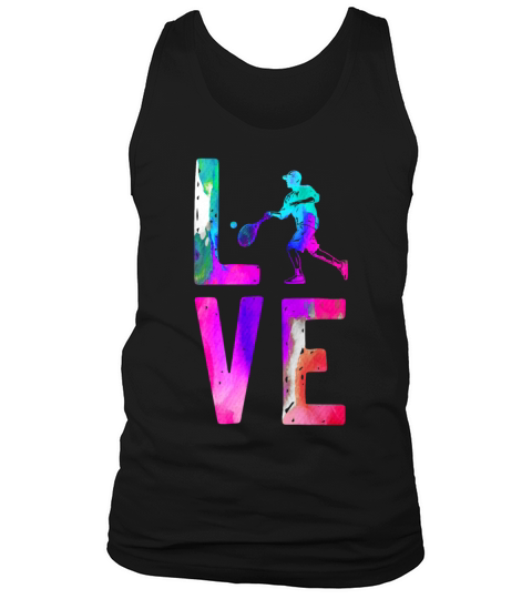 Funny Tennis Player Racket Tank Top Unisex