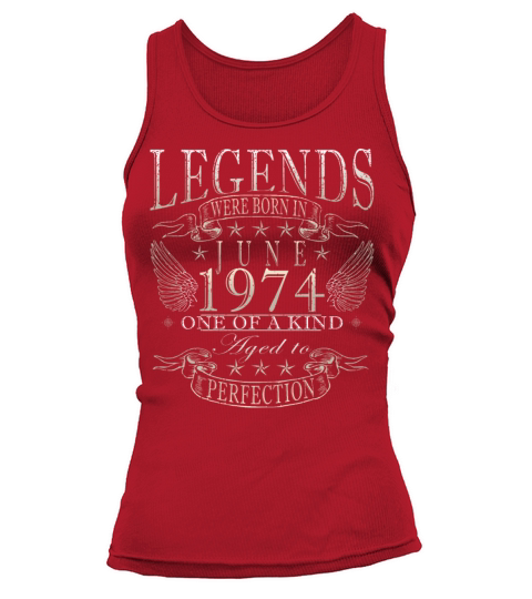 50th birthday 50 years June 1974 Tank top Woman