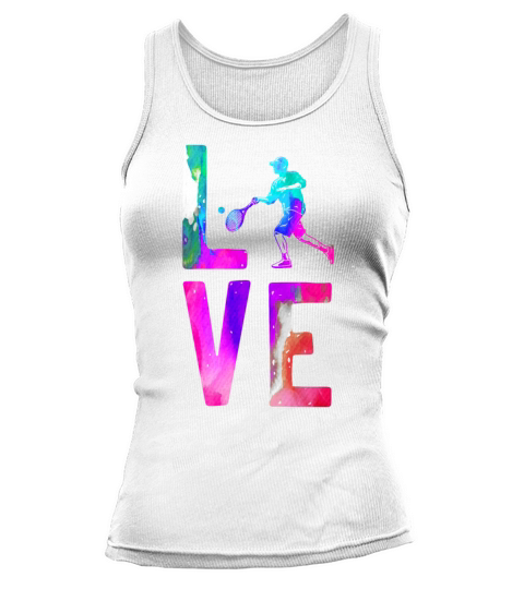 Funny Tennis Player Racket Tank top Woman