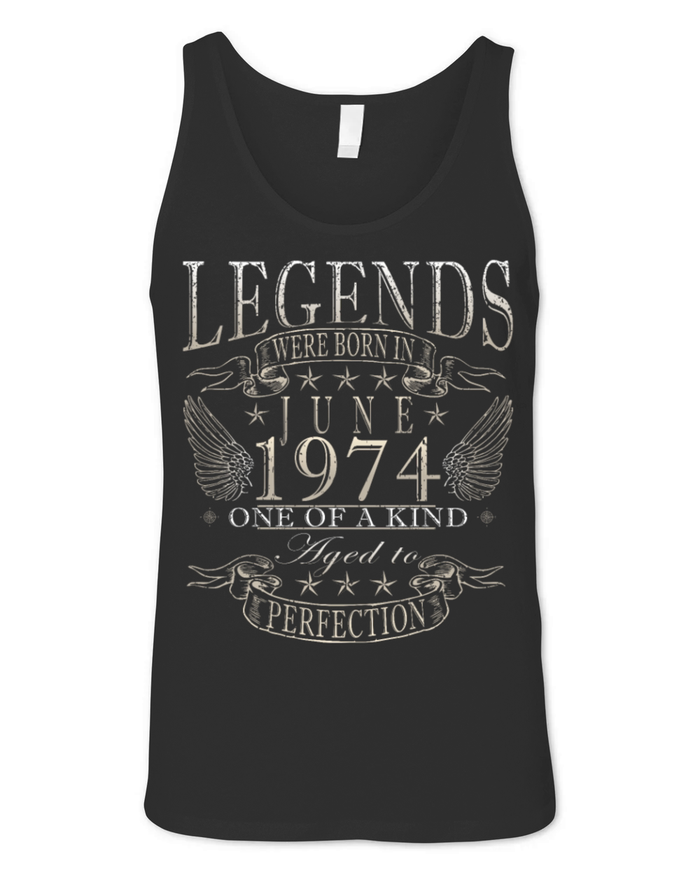50th birthday 50 years June 1974 Unisex Jersey Tank