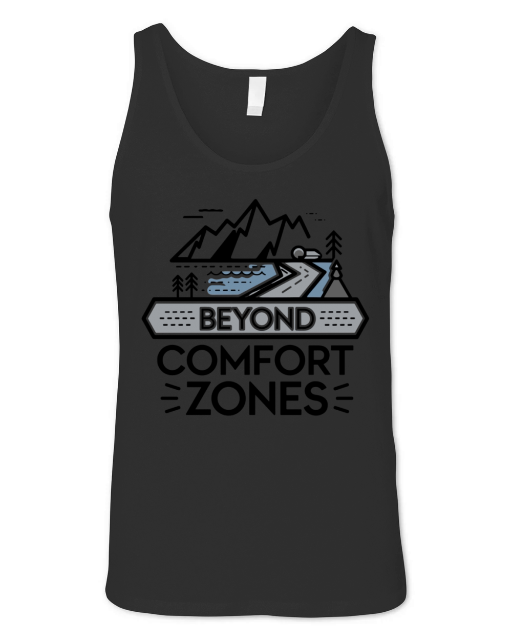 Beyond Comfort Zones Unisex Jersey Tank