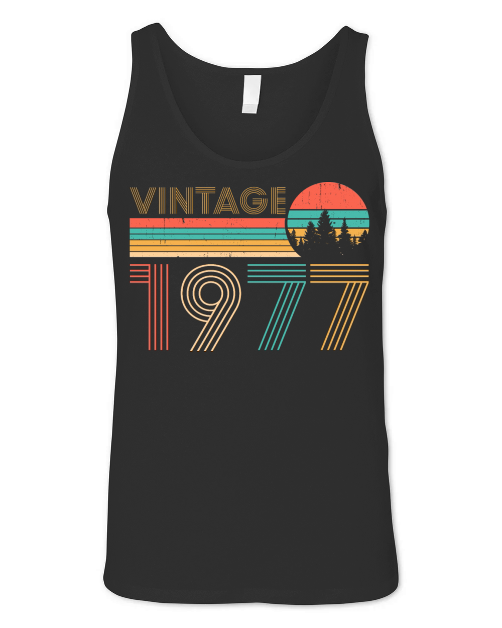 vintage 1977 Unisex Jersey Tank