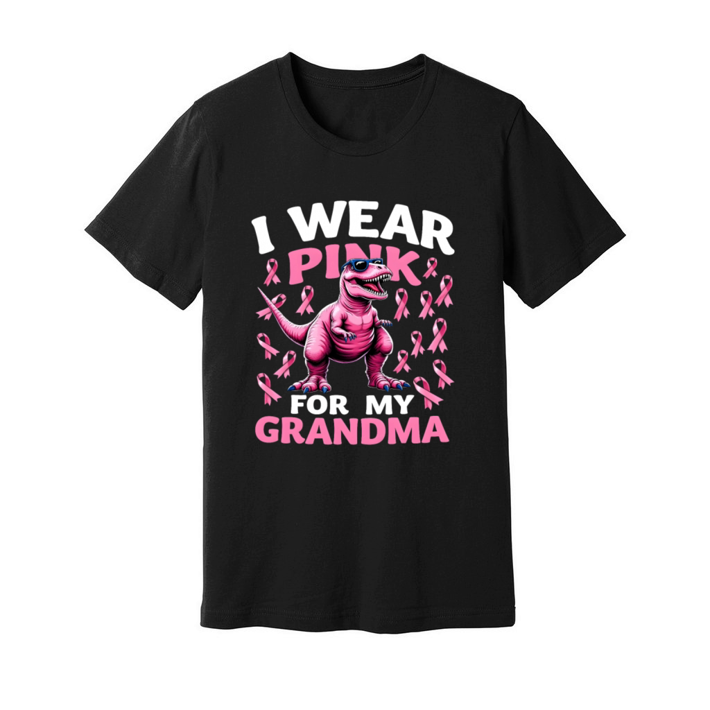 Breast Cancer Pink Awareness Design Unisex Jersey Tee