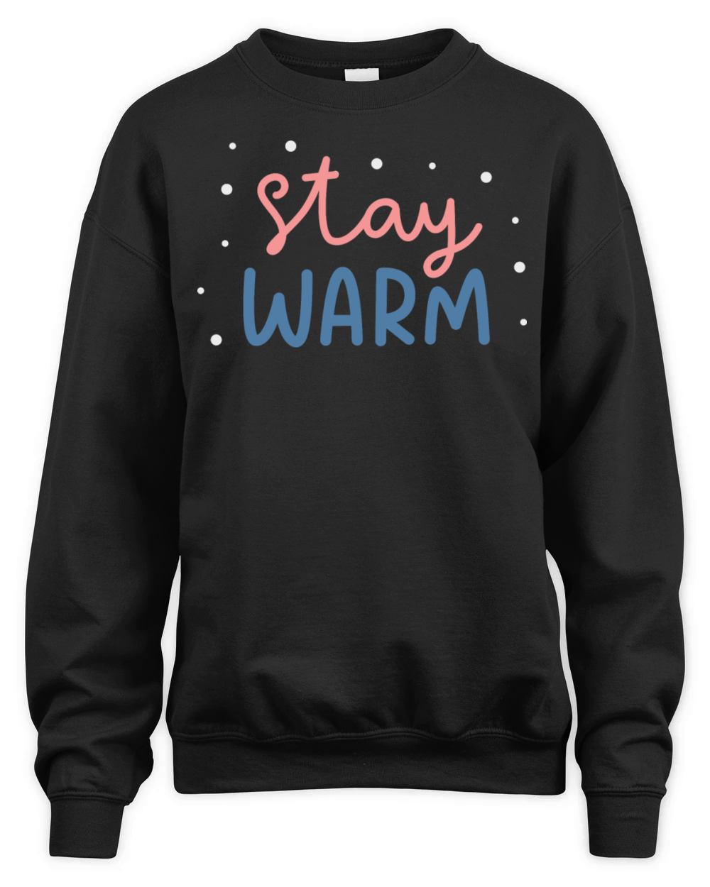 Winter Season Blue and Pink Unisex Premium Crewneck Sweatshirt