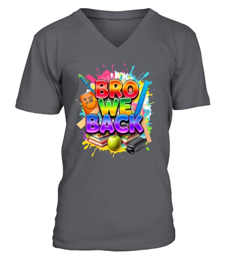 Colorful Class Reunion V-Neck T-shirt